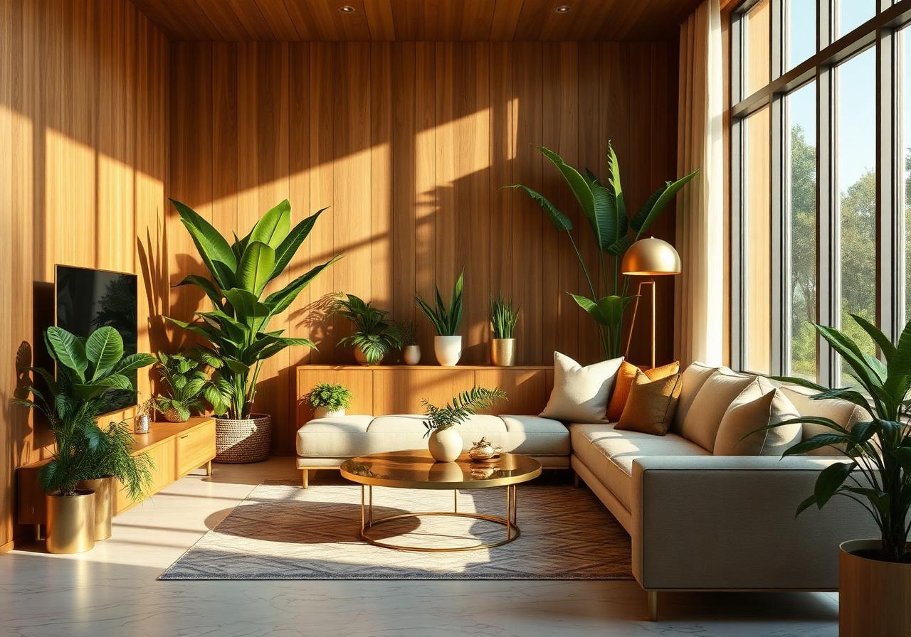EcoSpace AI eco-luxury living room redesign